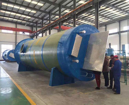 一體化預制泵站生產(chǎn)現(xiàn)場